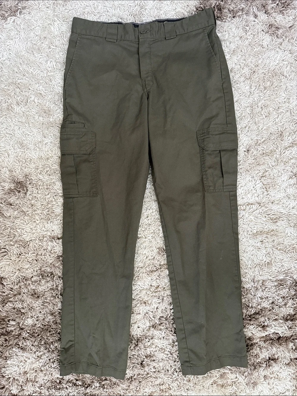 Dickies Olive Cargo Pants Sz 33x32